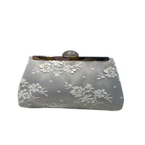 Ella Winston Chantilly Lace Clutch Bag